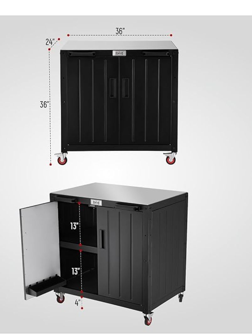 Multifunctional Outdoor BBQ Cart