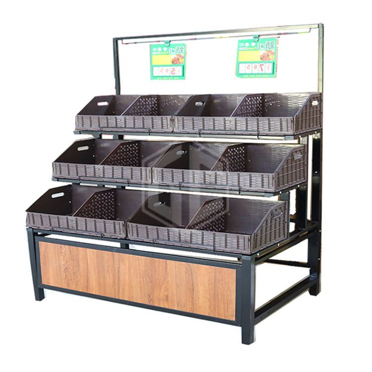 Multi-functional Vegetable and Fruit Display Rack