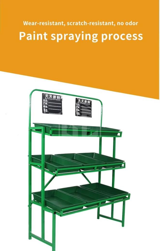 Multi-functional Vegetable and Fruit Display Rack