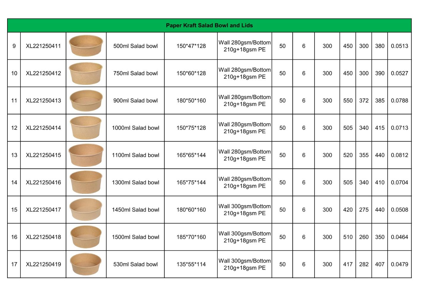 Paper Food Container