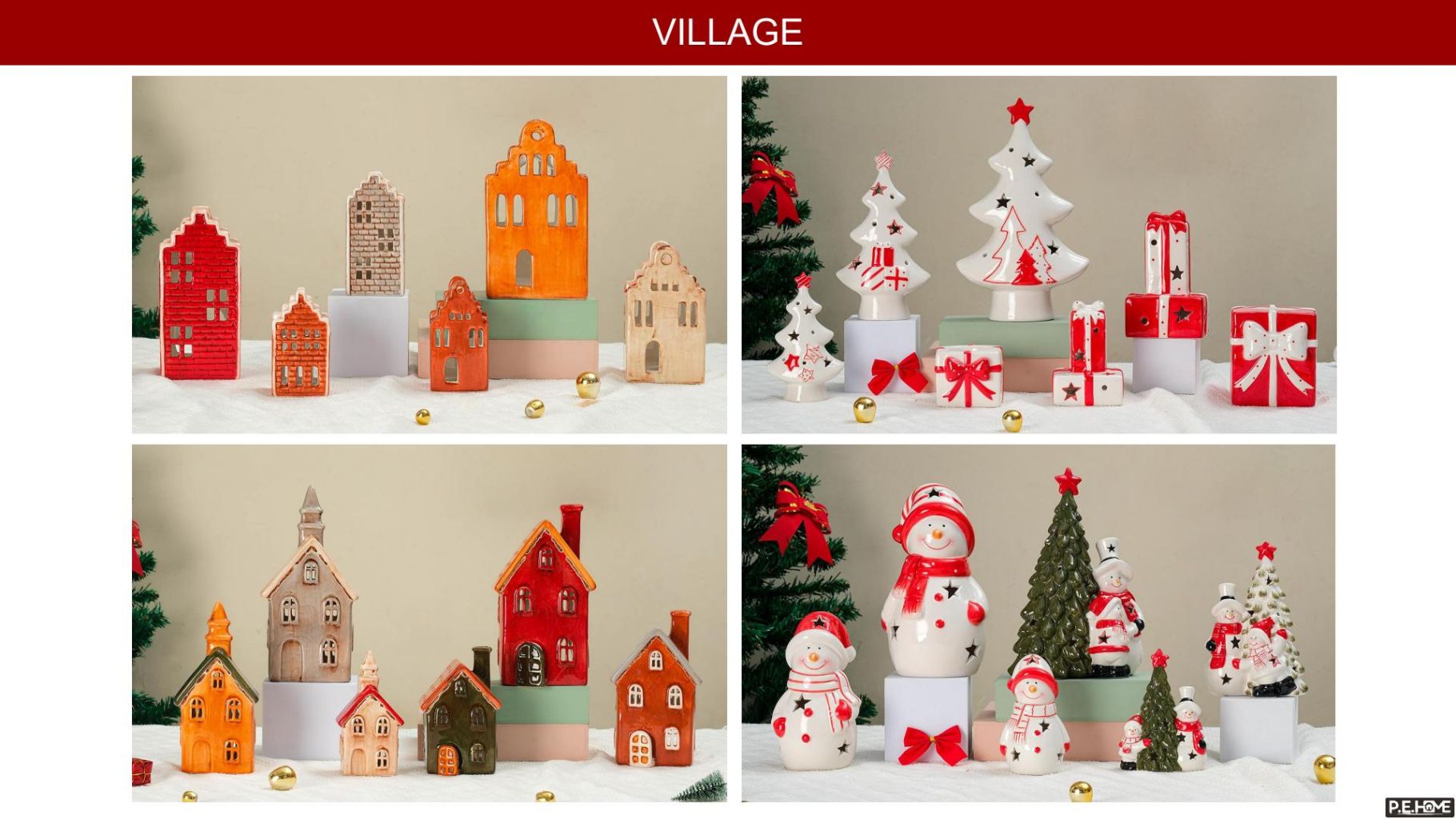 Festive Ceramic Decorations
