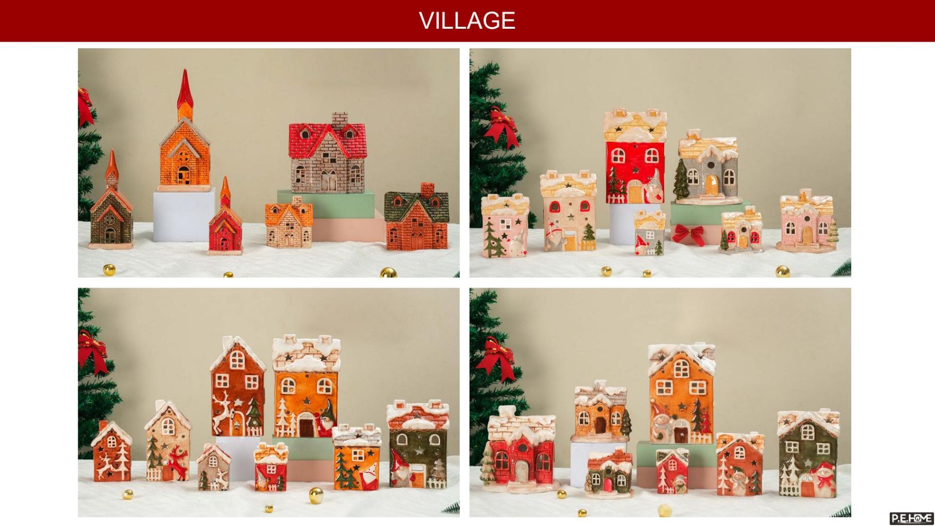 Festive Ceramic Decorations