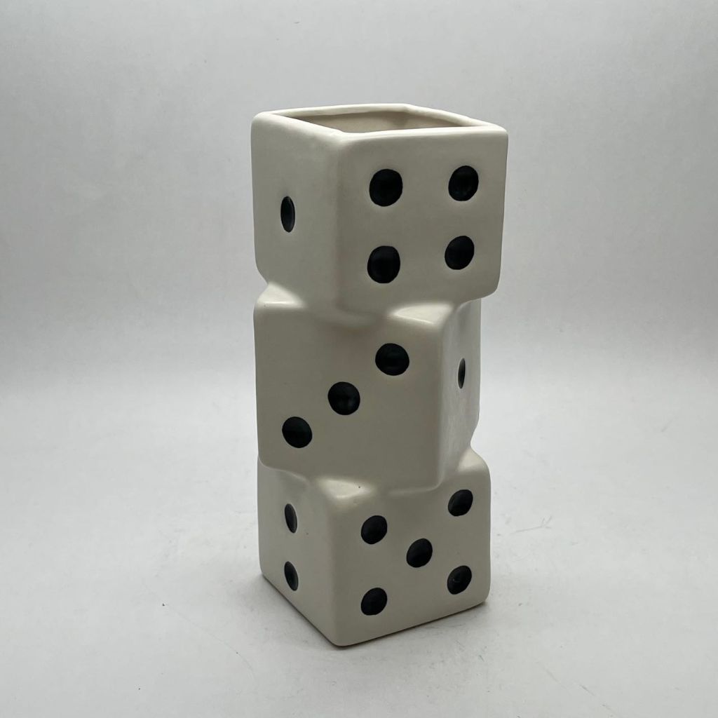 Dice-Shaped Vase