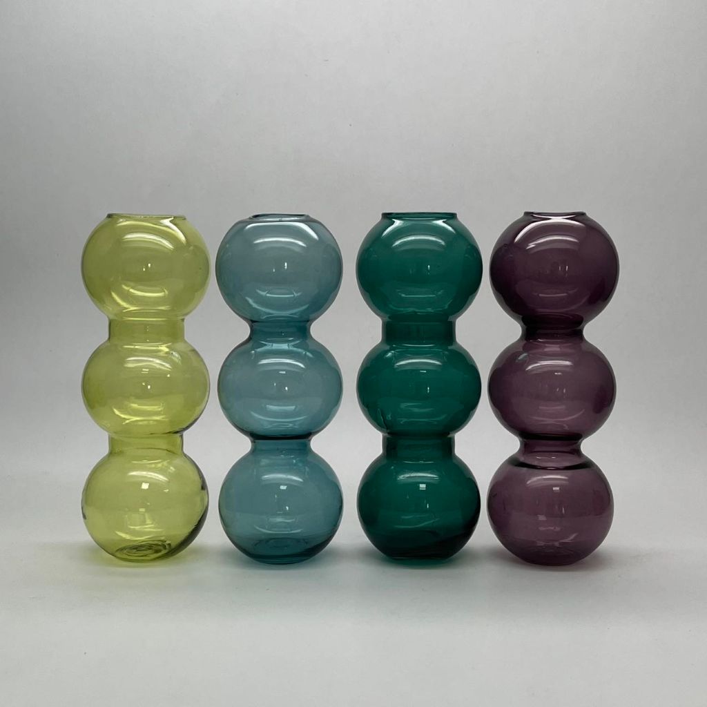 Creative Colorful Glass Vase