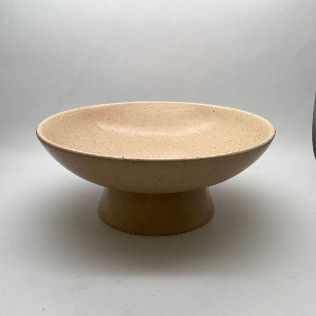 Black Ceramic Fruit Plate