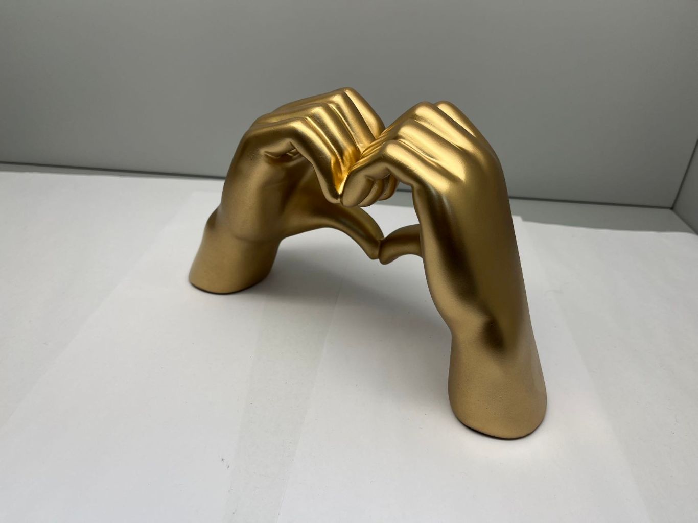 Golden Heart Gesture Ornament