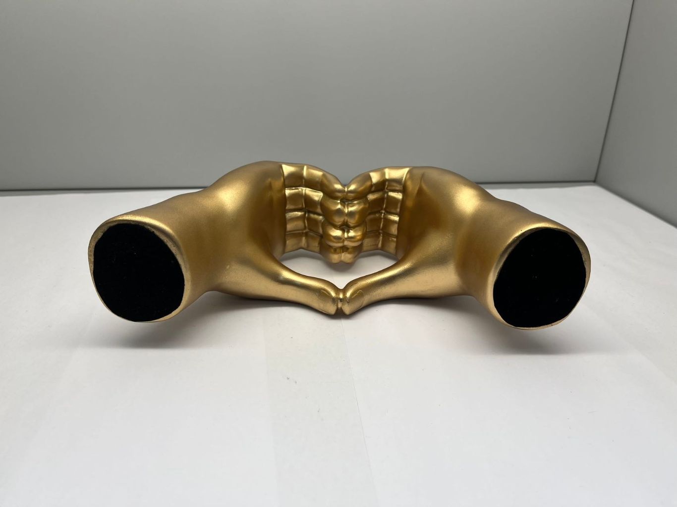Golden Heart Gesture Ornament