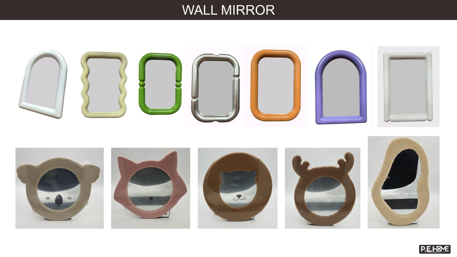 Cute Animal Shaped Wall Mirror