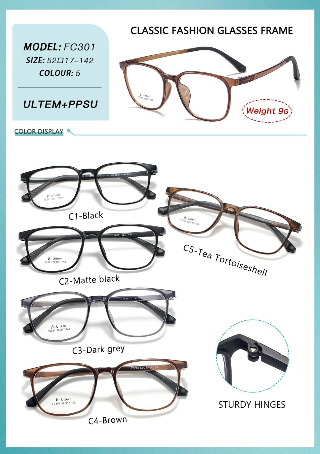 Classic Fashion Glasses Frame
