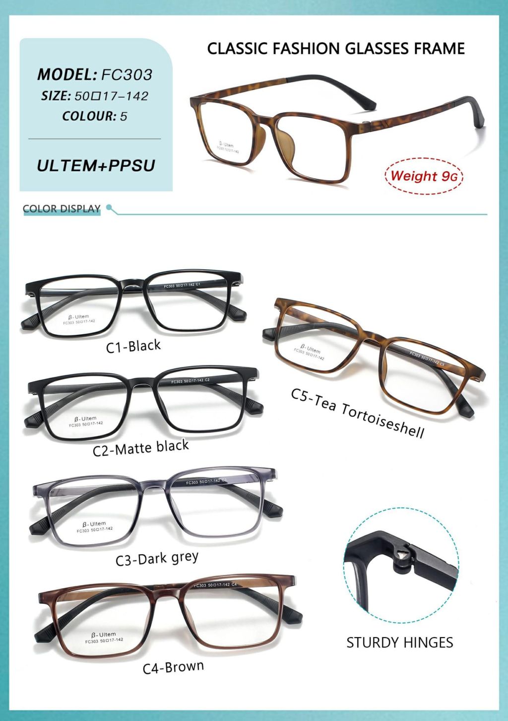 Classic Fashion Glasses Frame
