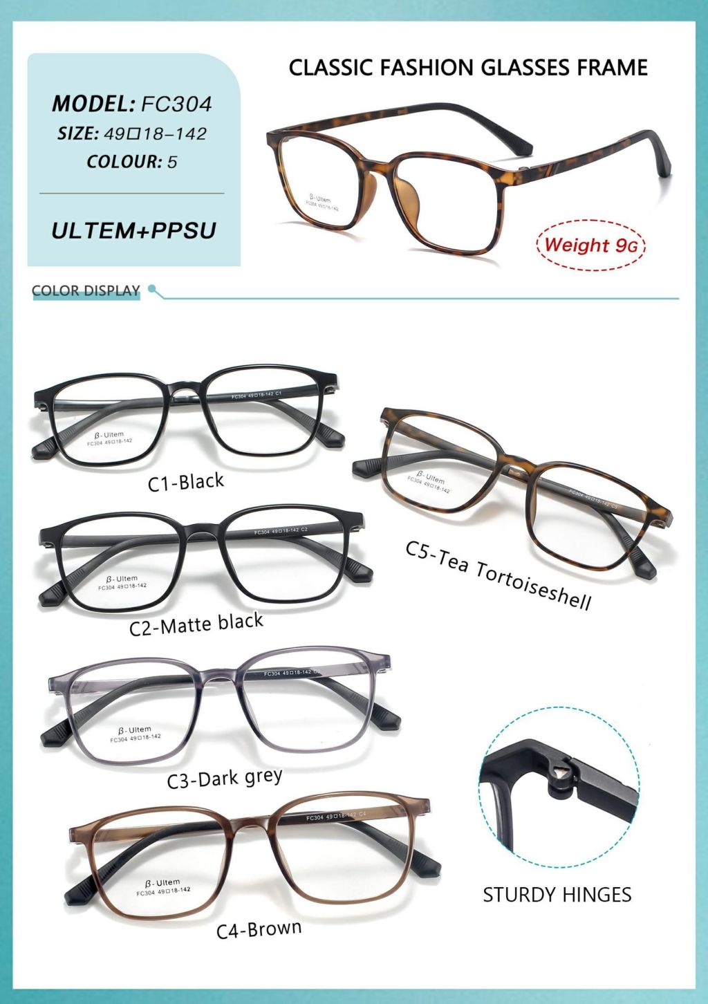 Classic Fashion Glasses Frame