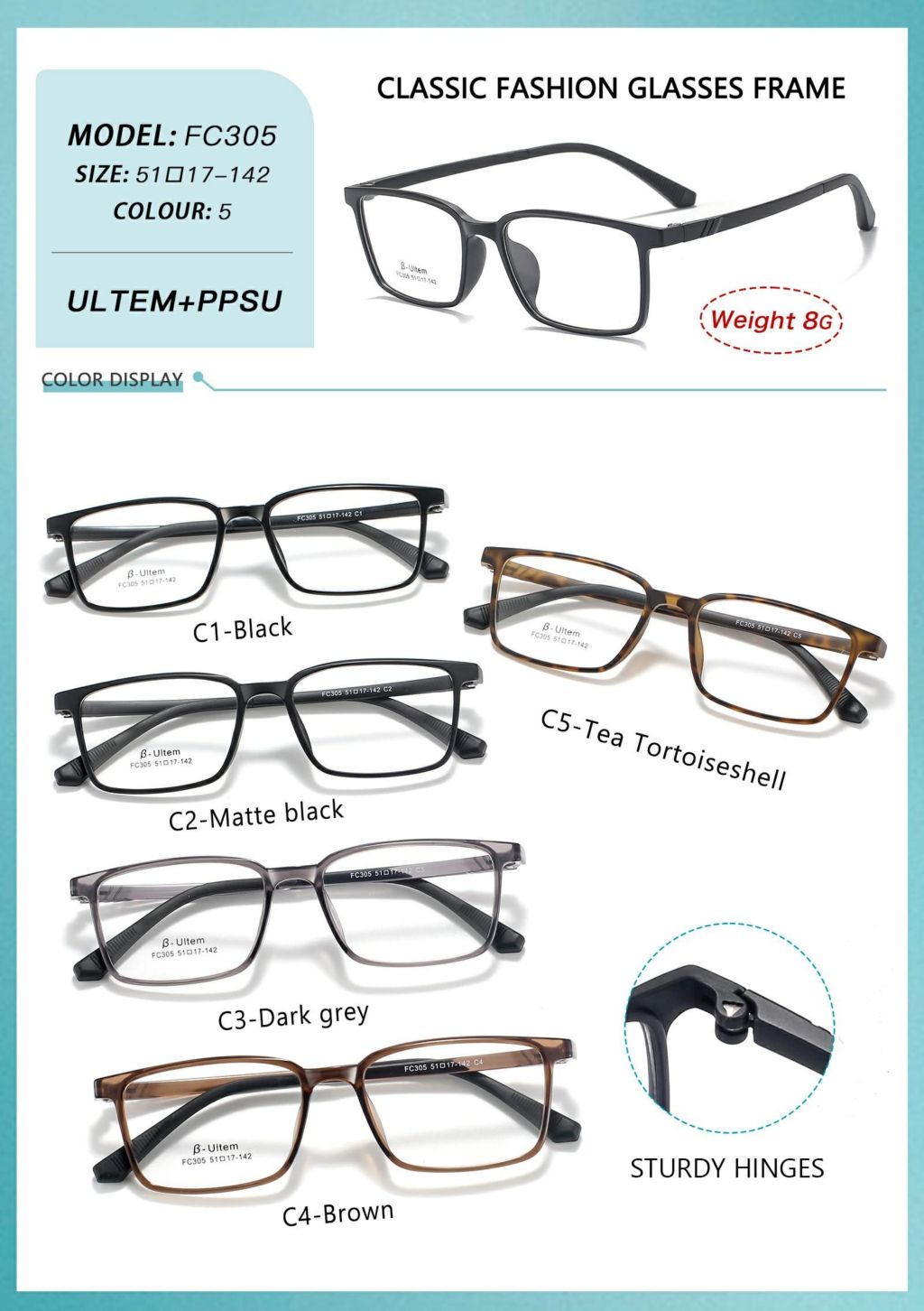 Classic Fashion Glasses Frame