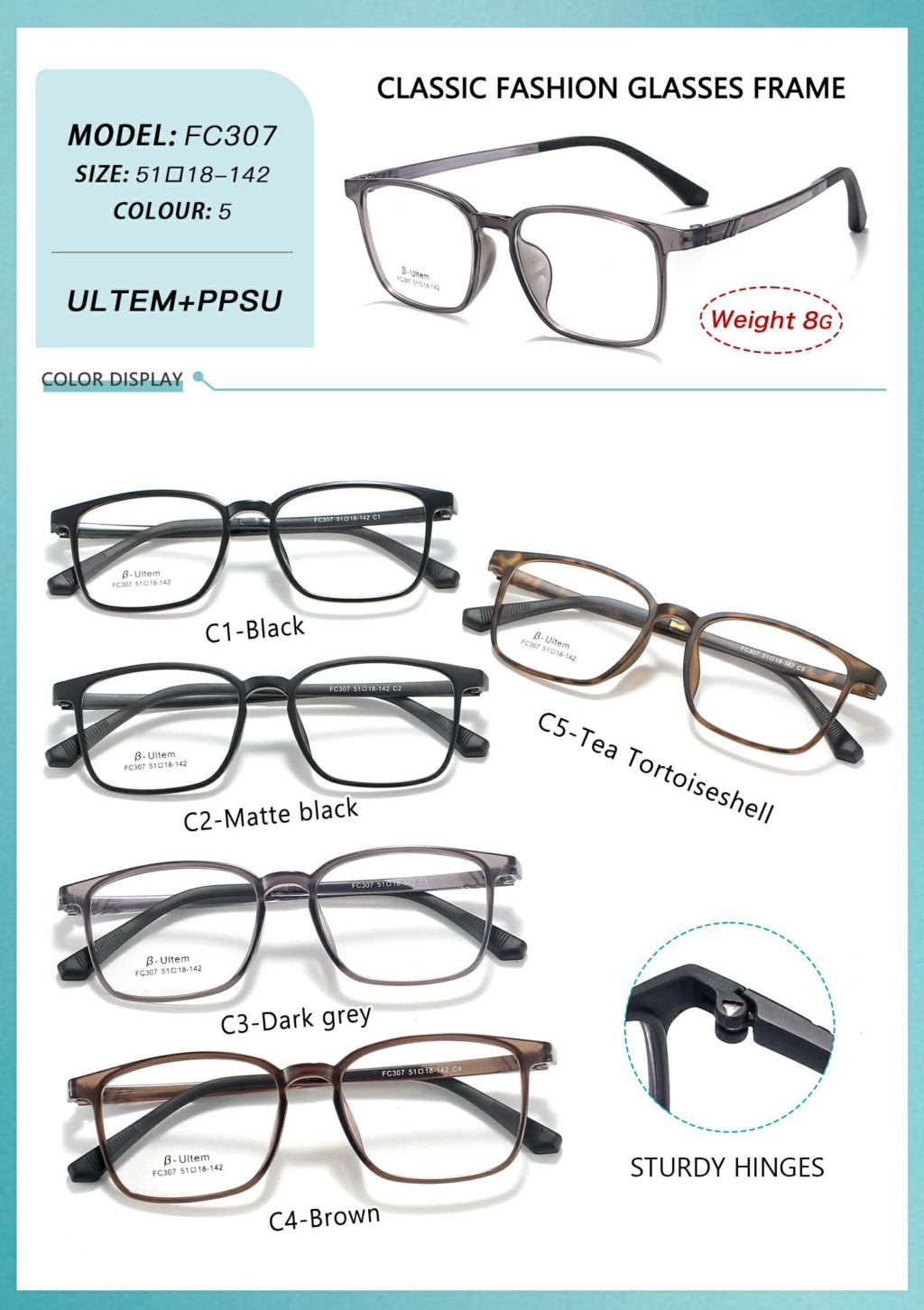 Classic Fashion Glasses Frame
