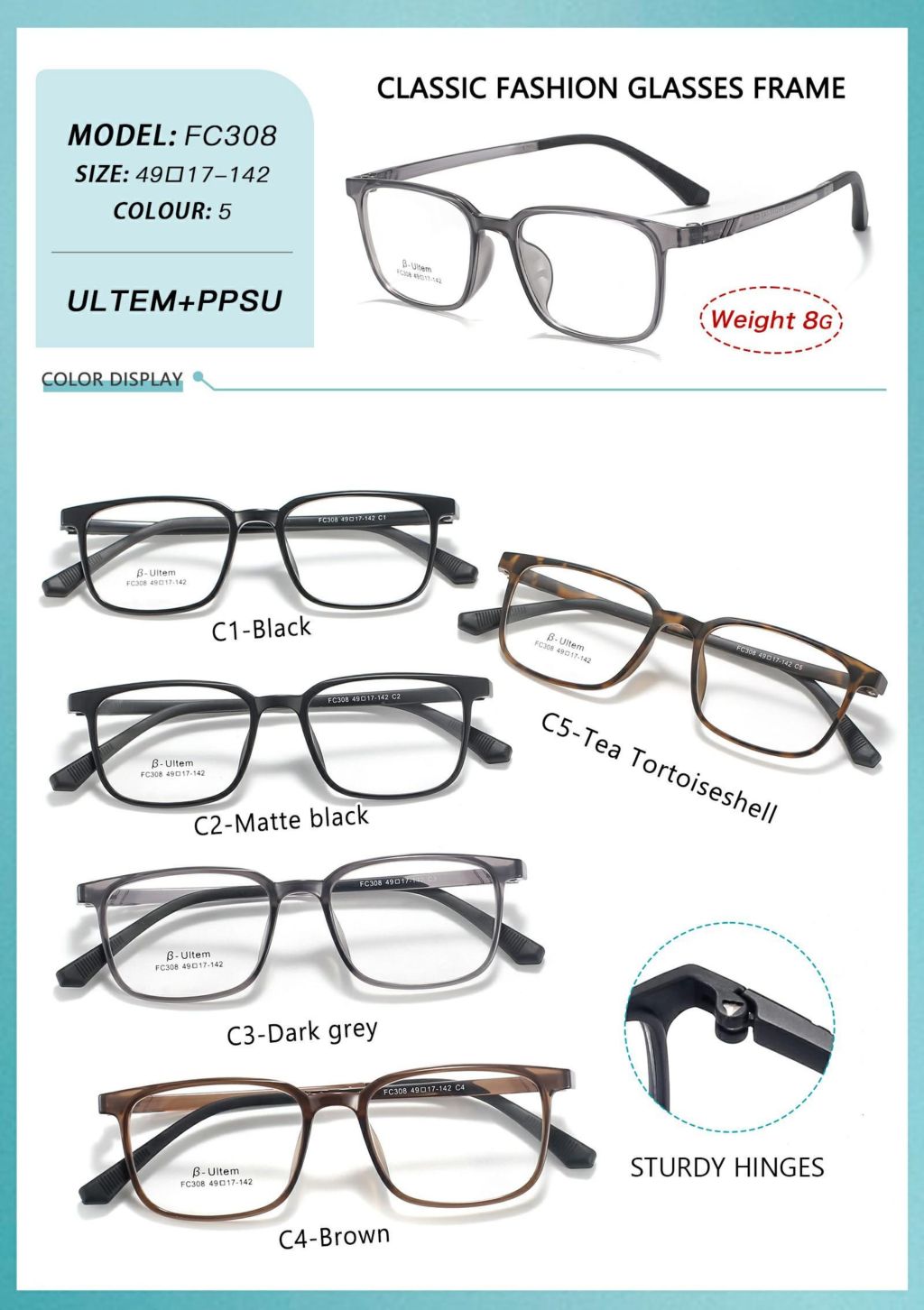 Classic Fashion Glasses Frame