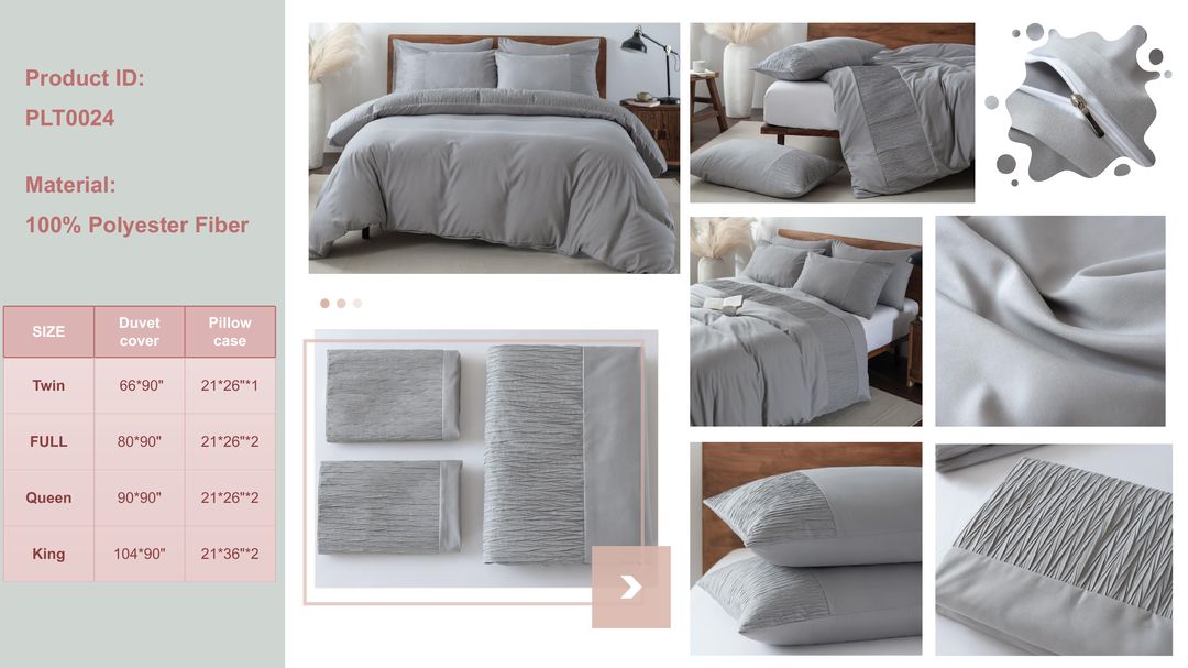 Minimalist Style All-Cotton Bedding Set
