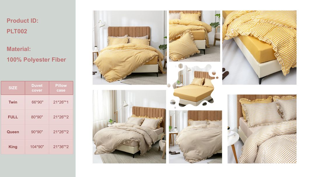 Minimalist Style Cotton Bedding Set