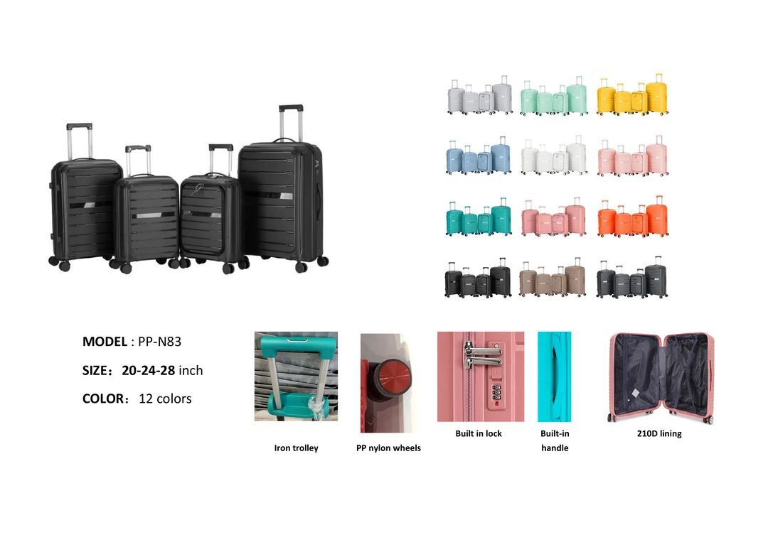 Colorful Trolley Luggage