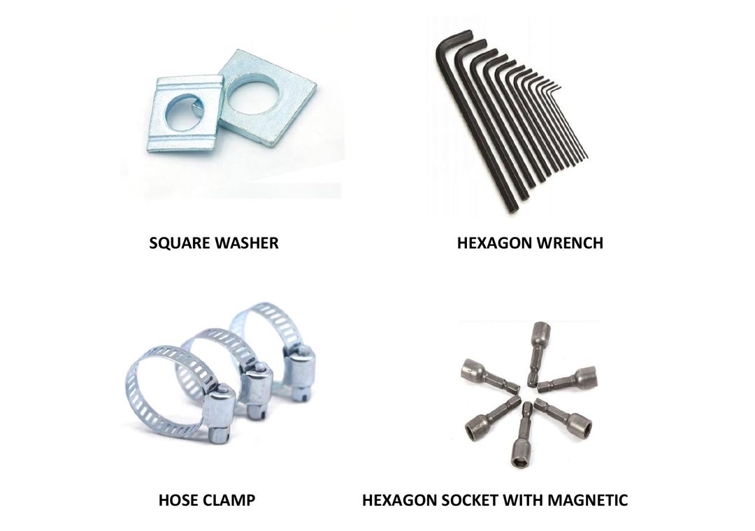 Five-Piece Mechanical Tool Accessories