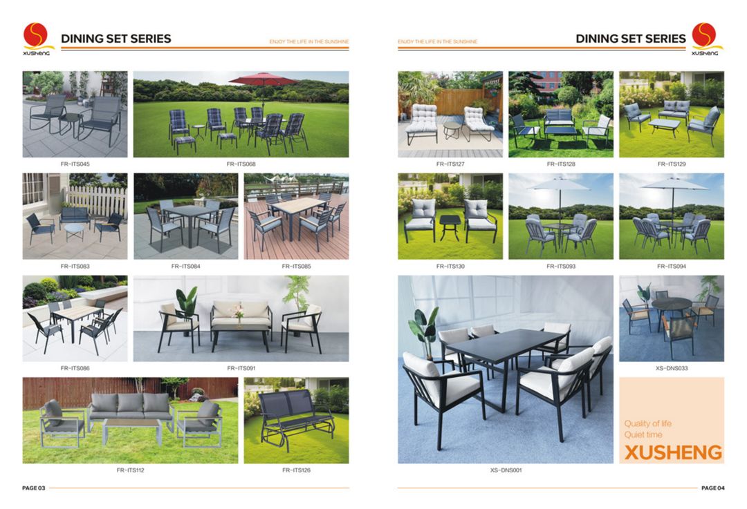 Outdoor Dining Table and Chair Set