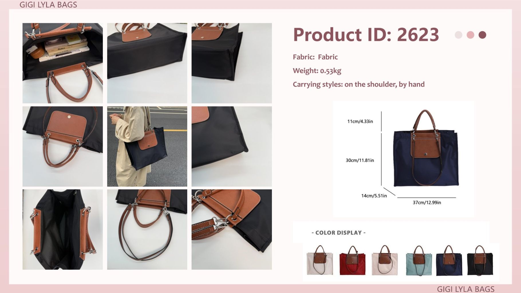 Fashion Multi-functional Tote Bag