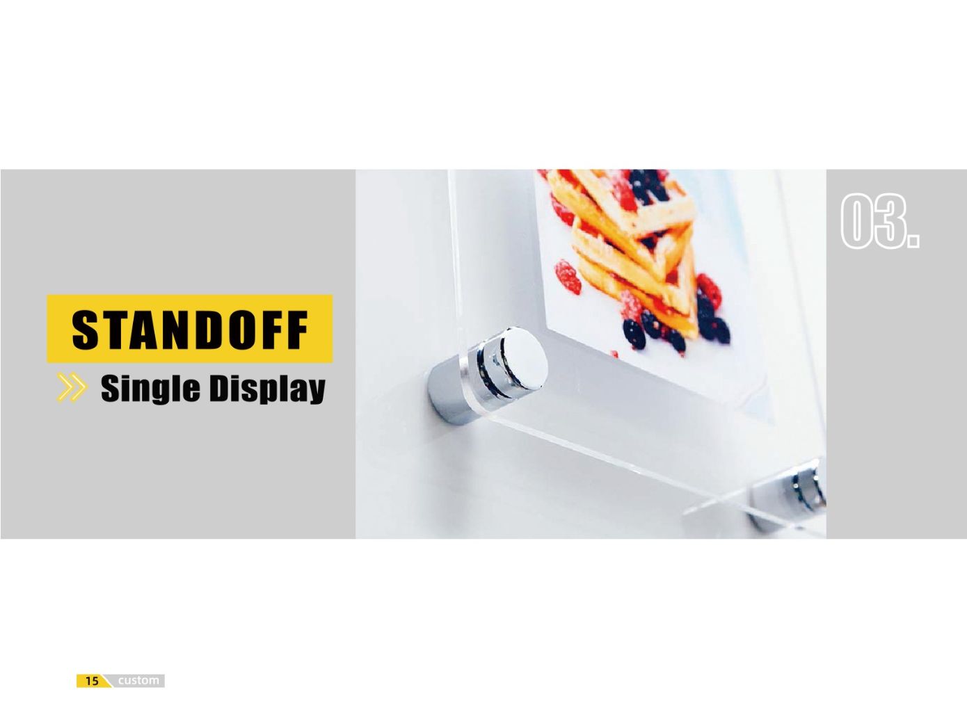 Transparent Display Stand