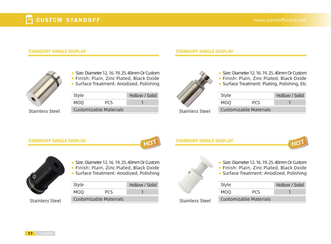 Transparent Display Stand