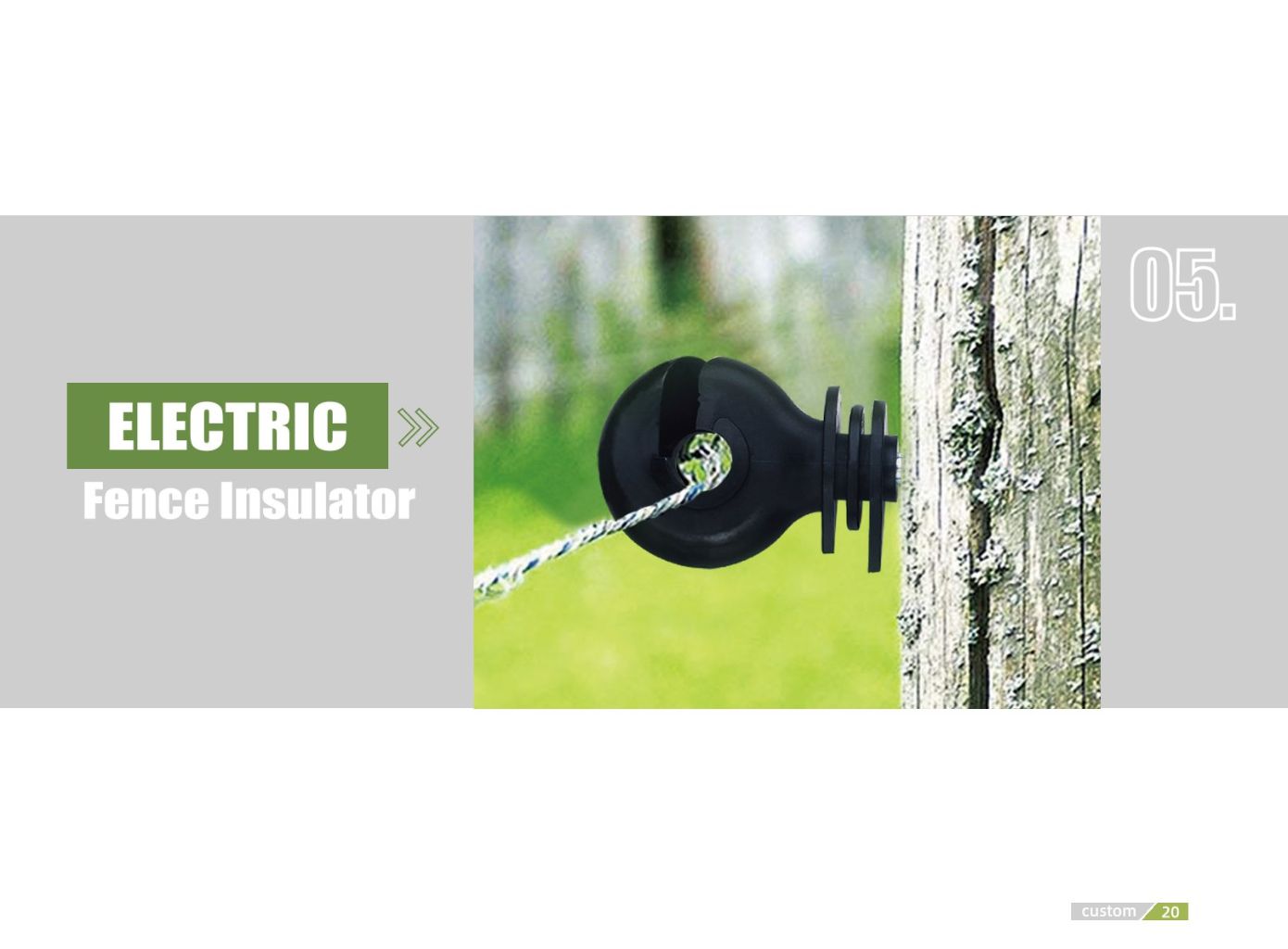 Electric Fence Insulator