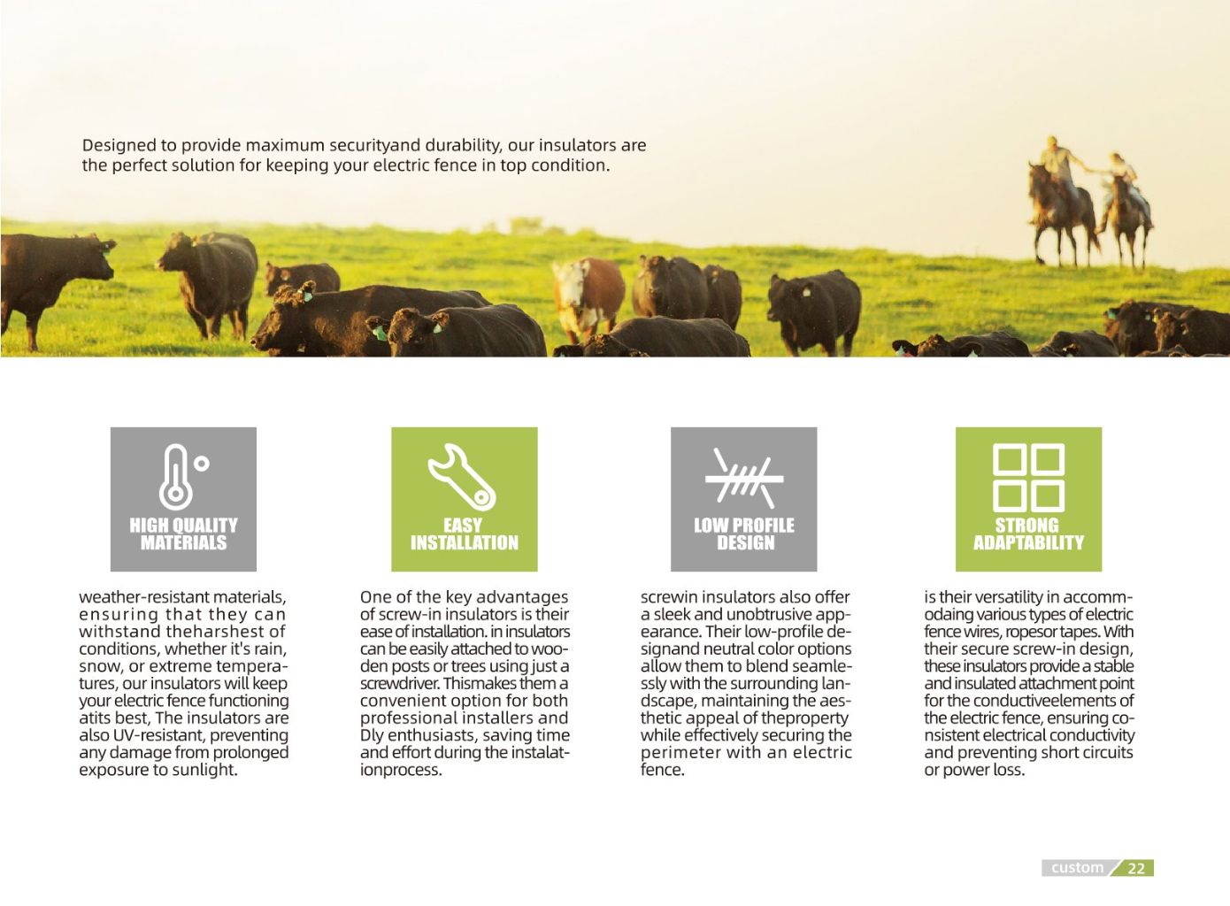 Electric Fence Insulator