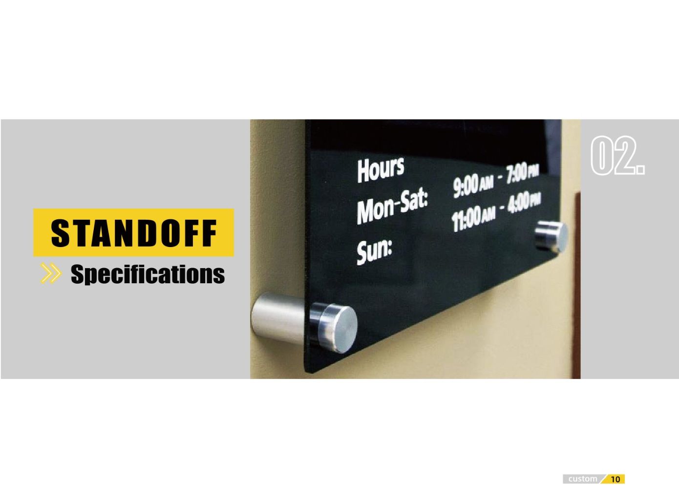 Aluminum Alloy Sign Holder Bracket