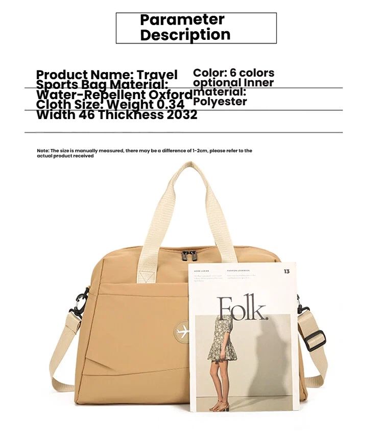 Lightweight Travel Tote Bag