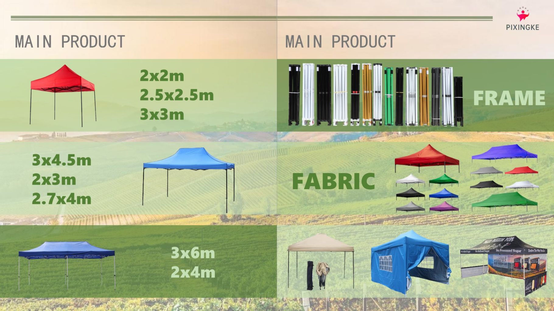 Multi-functional Outdoor Sunshade Tent
