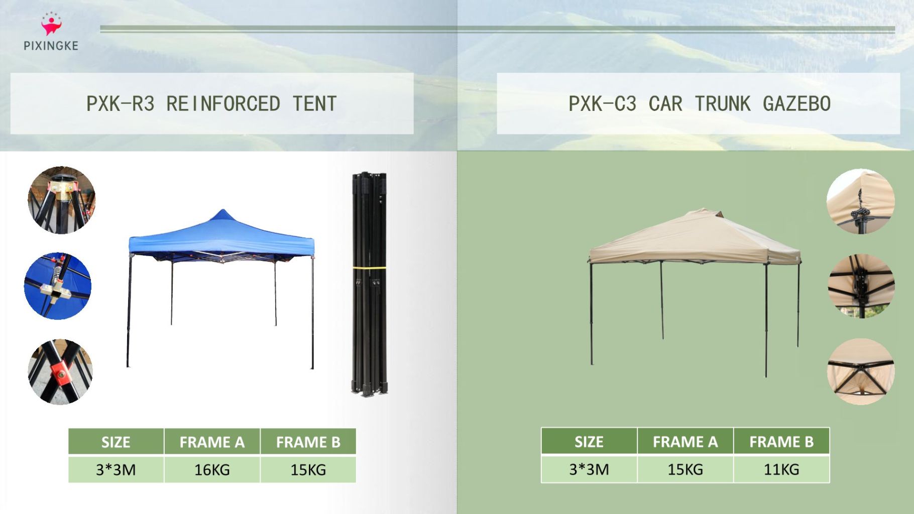 Multi-functional Outdoor Sunshade Tent