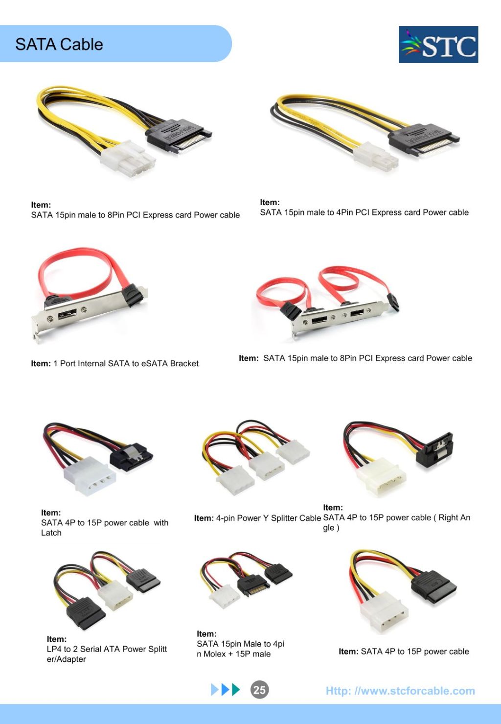 SATA Power Extension Cable