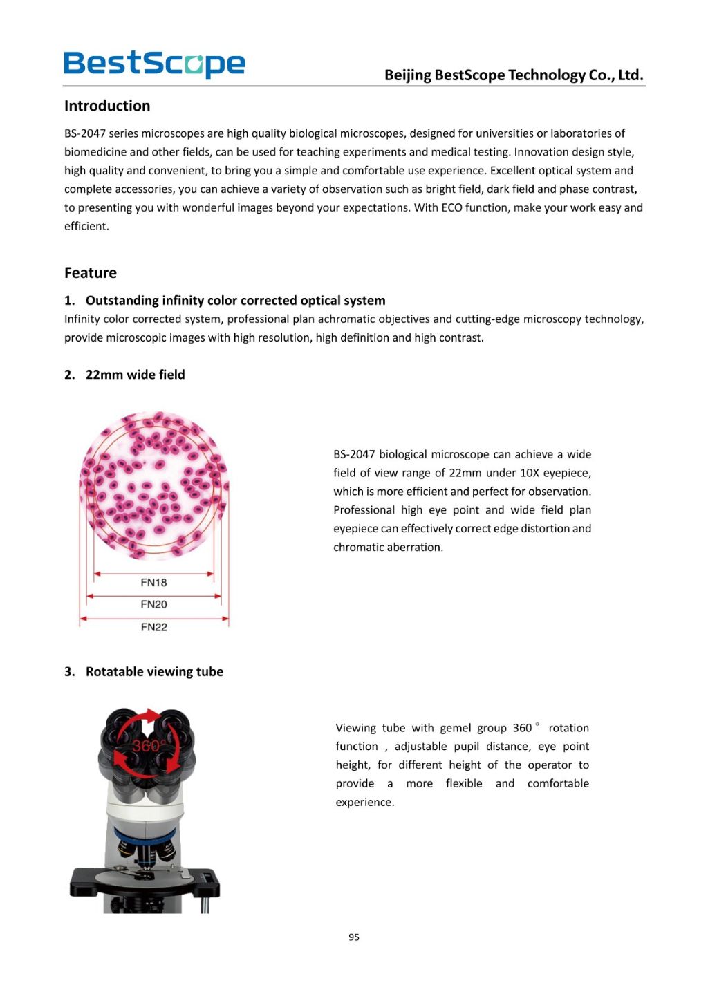 BS-2047 Biological Microscope