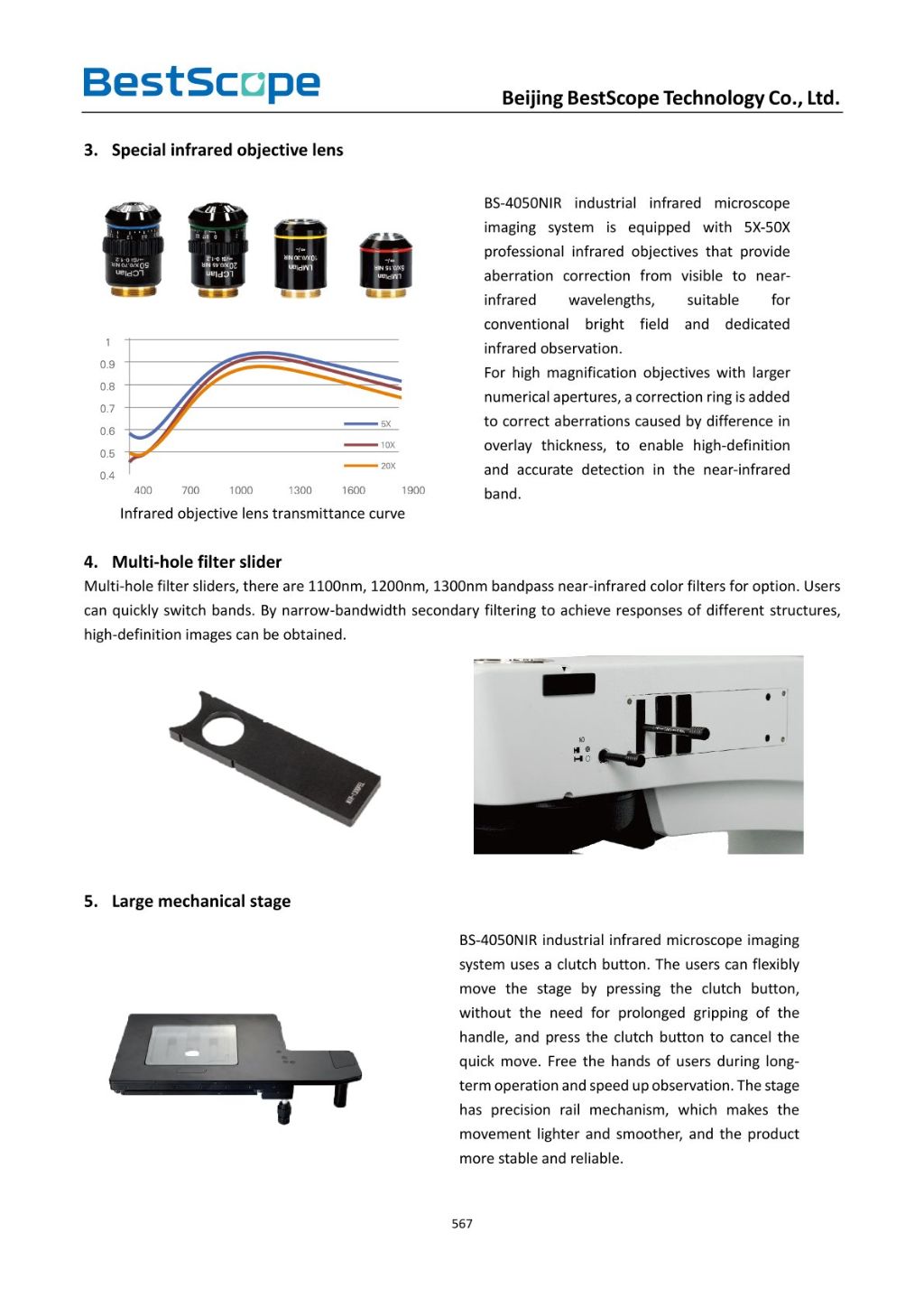 BS-4050NIR Near Infrared Industrial Microscope