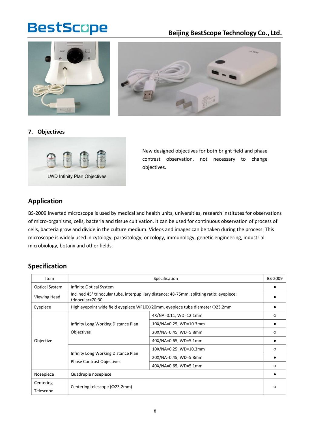 BS-2009 Biological Microscope