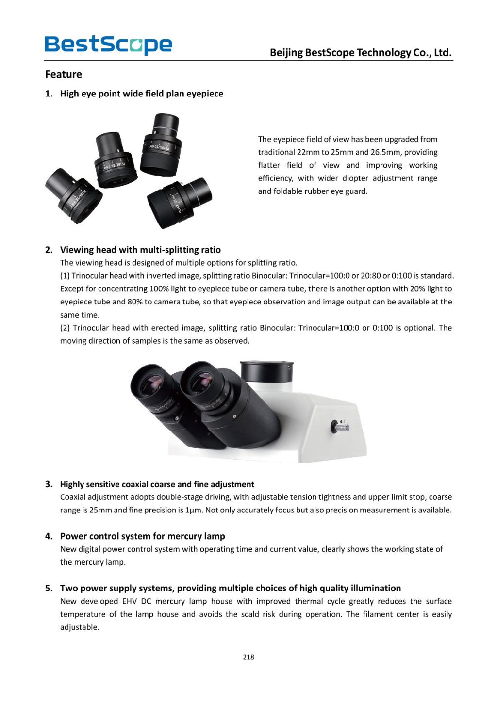 BS-2082 Biological Microscope