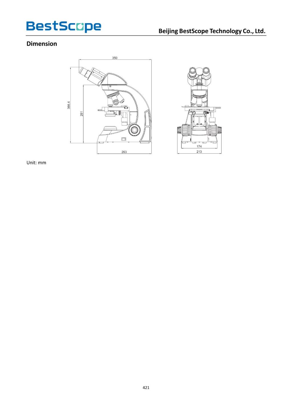 BLMS-227 Digital Biological Microscope