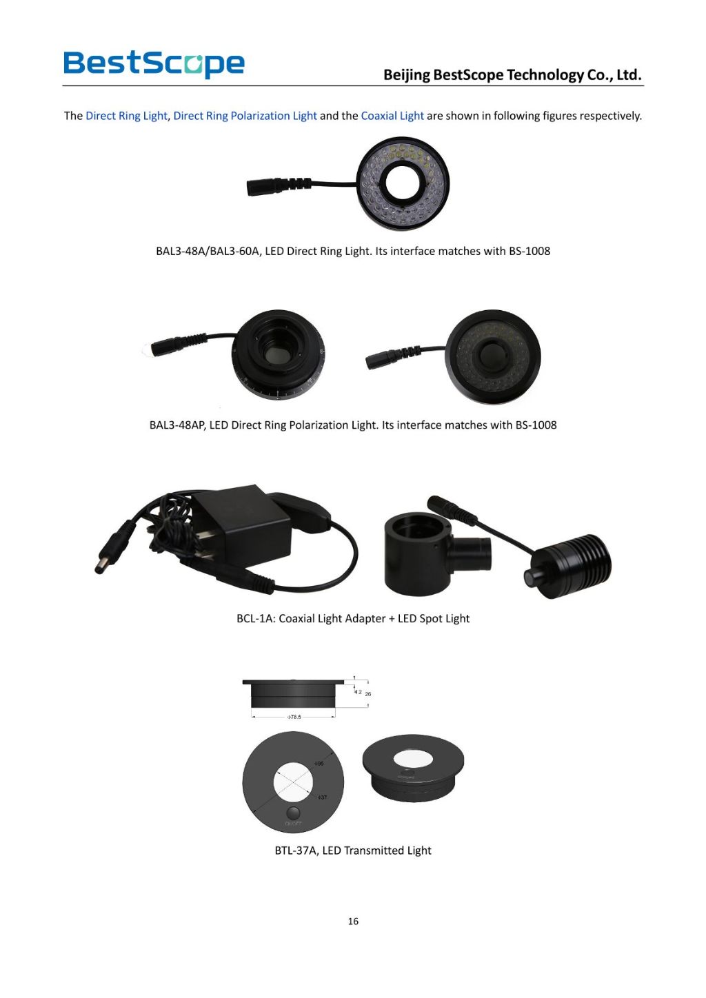 BS-1002LCD1 Digital LCD Video Microscope