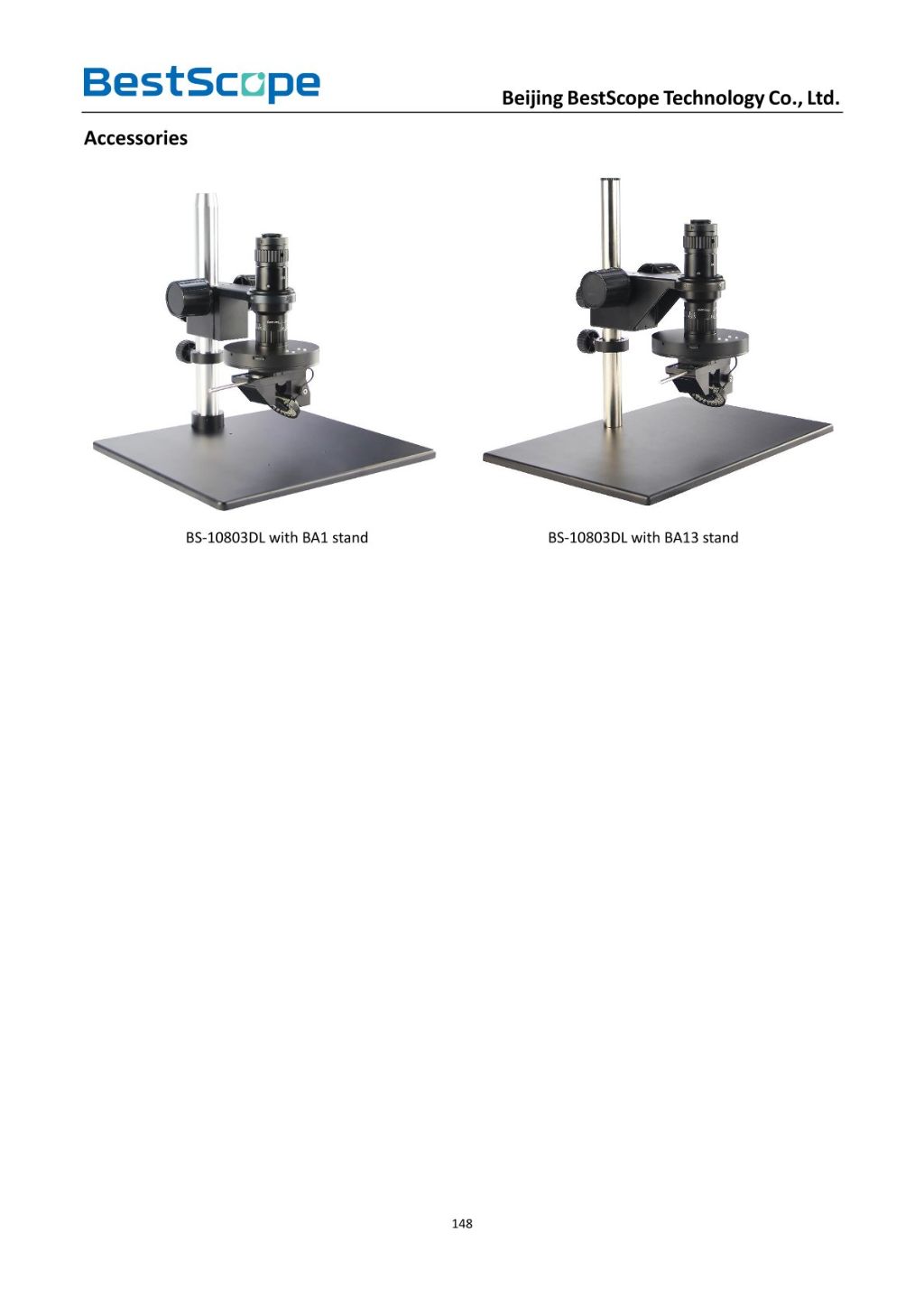 BS-10803DL 2D/3D Monocular Video Microscope