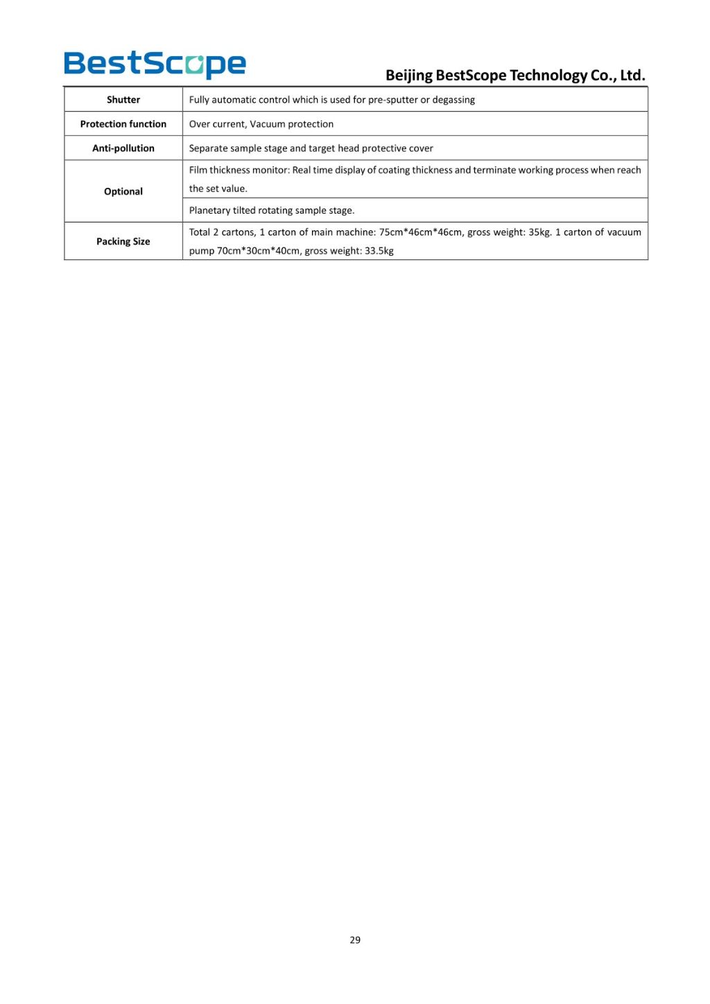 Multi-functional Evaporation Coating Machine