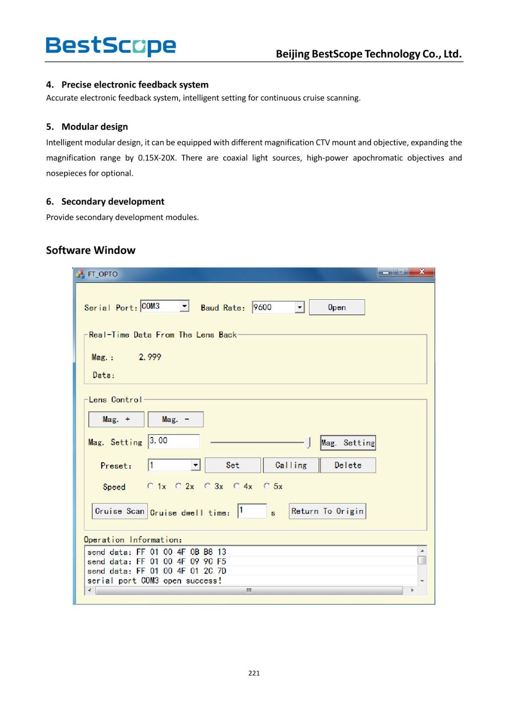 High Magnification Zoom Monocular Microscope