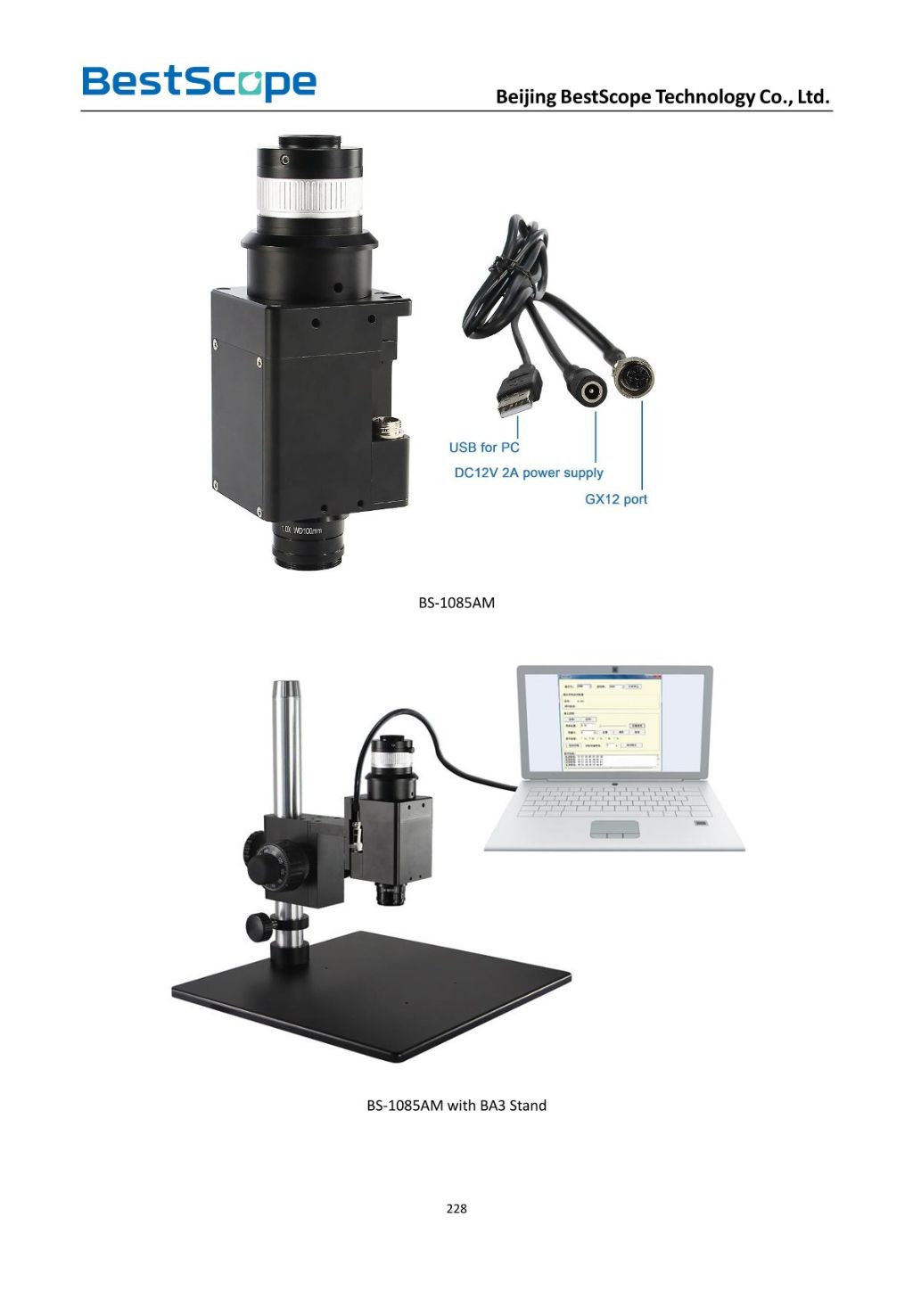 High Magnification Zoom Monocular Microscope
