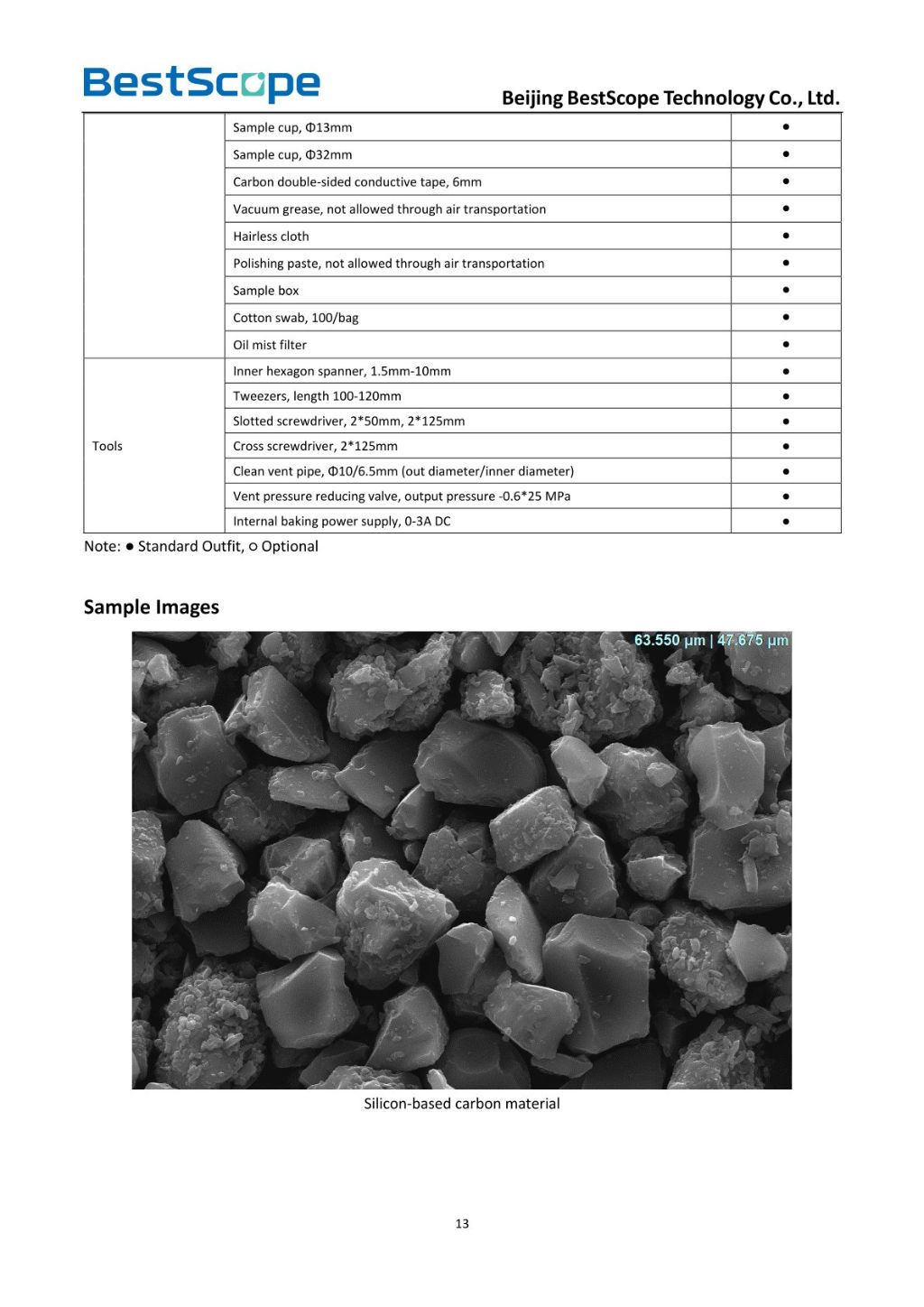 BSM-801 Field Emission Scanning Electron Microscope