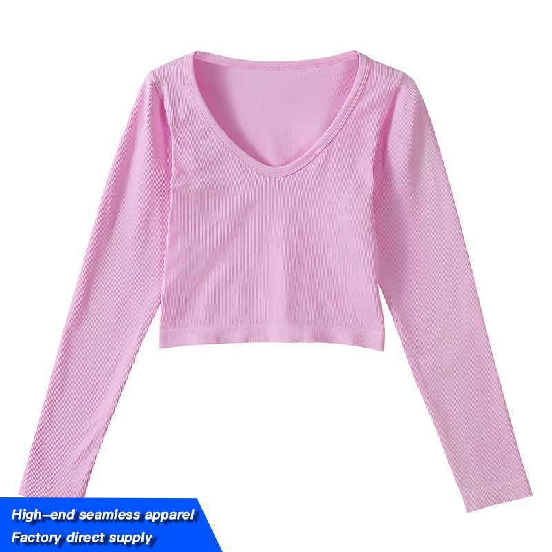 High-End Seamless Long Sleeve T-Shirt