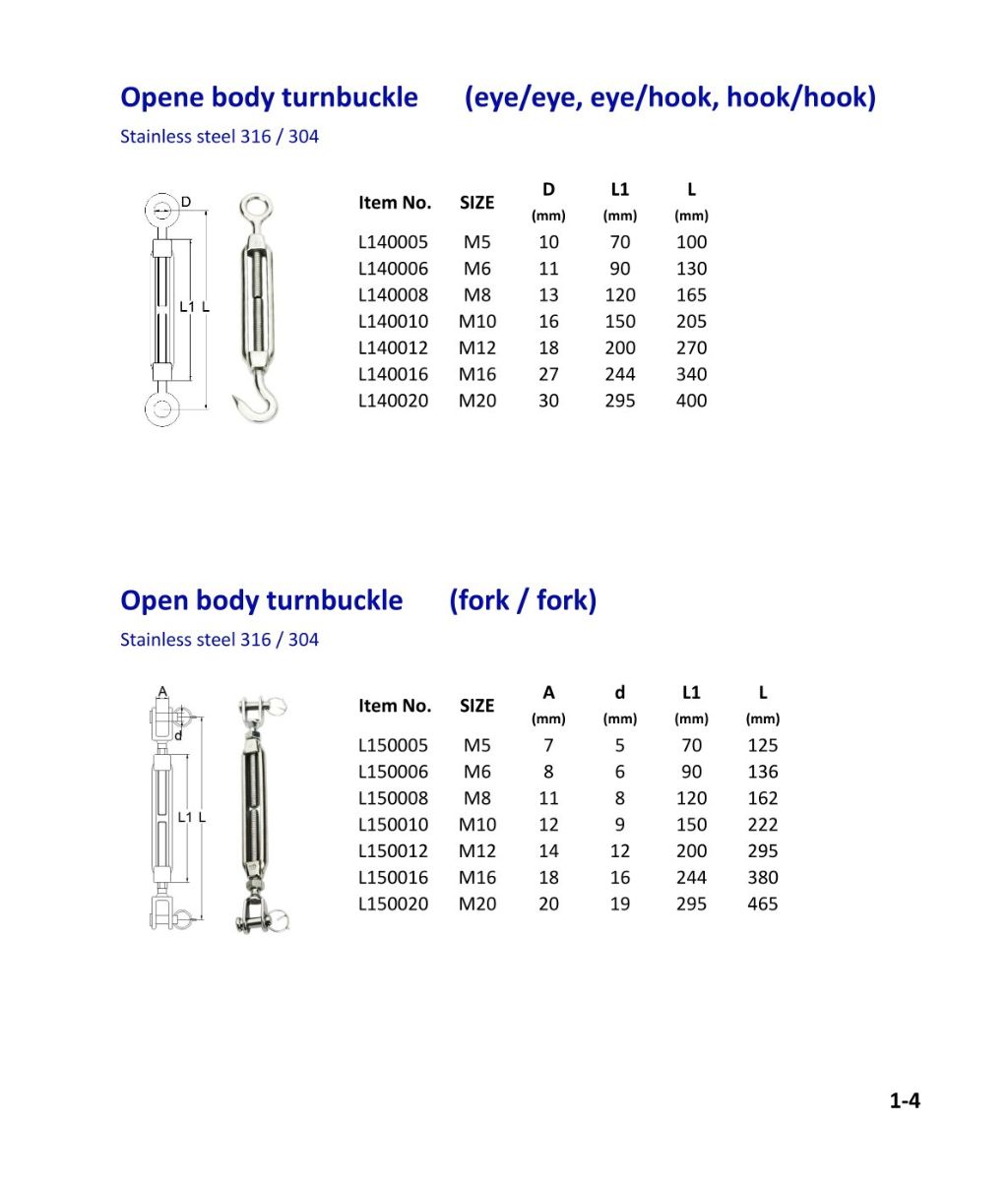 Stainless Steel Open Tensioner