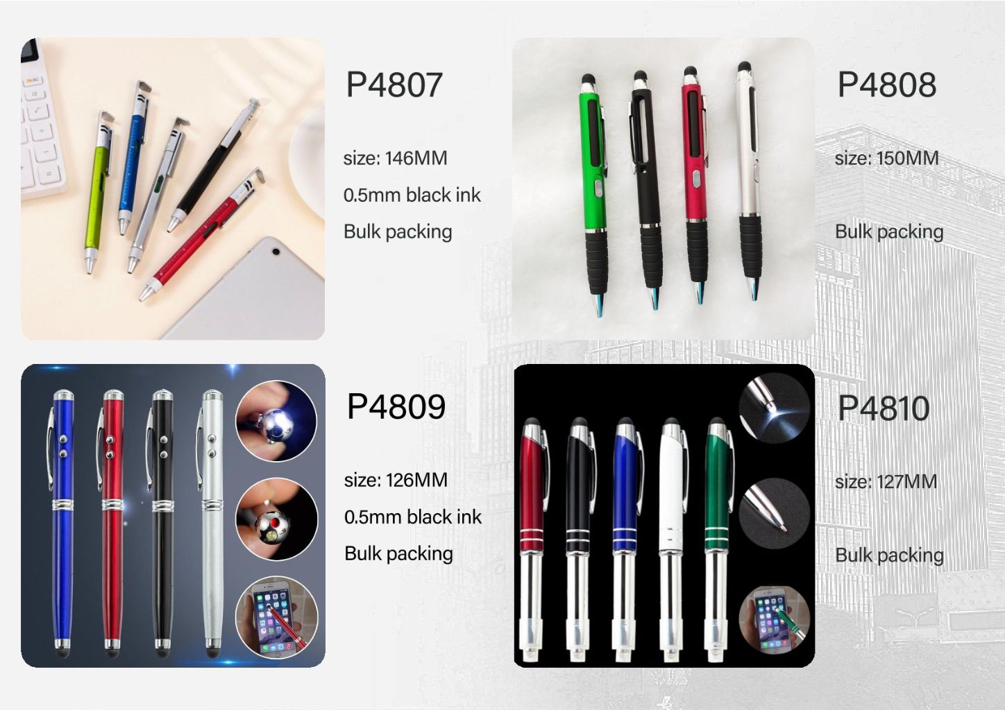 Multifunctional Ballpoint Pen Set