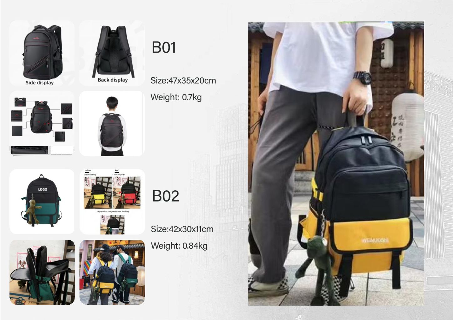 Multi-functional Fashion Backpack
