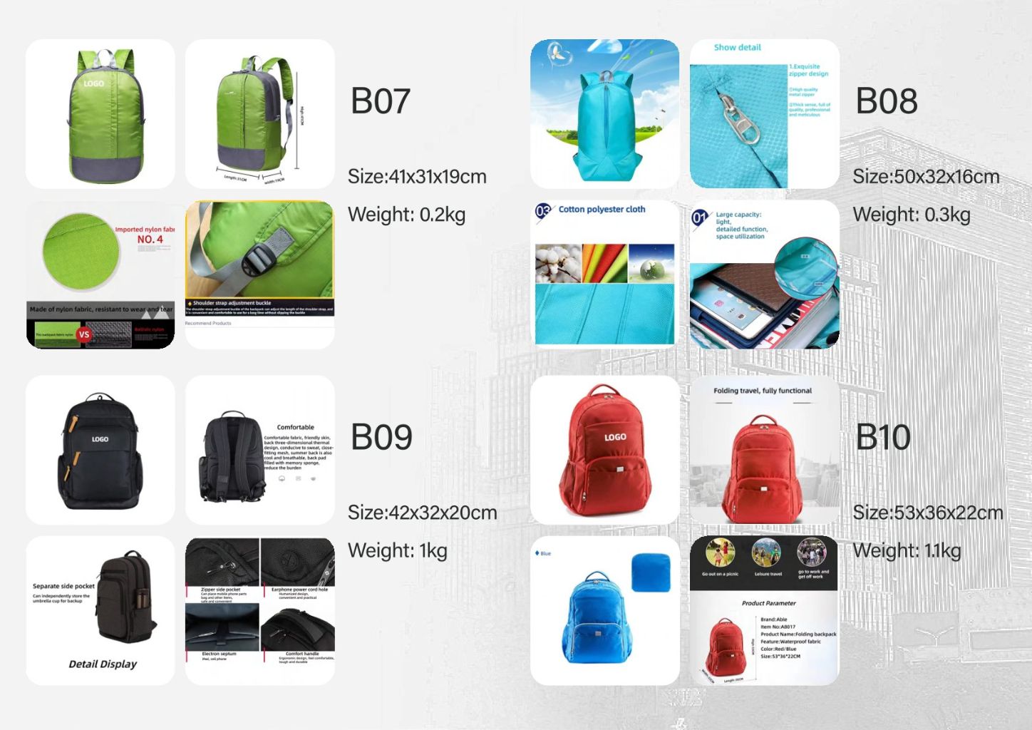 Multi-functional Fashion Backpack