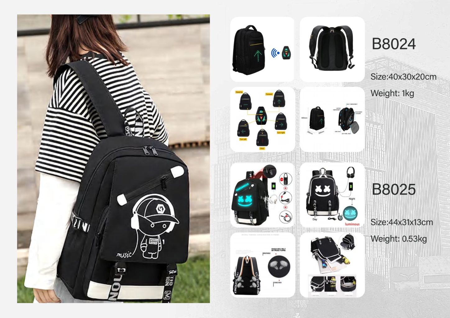 Multi-functional Fashion Backpack